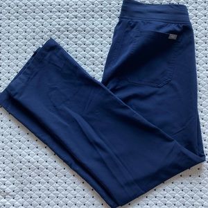 Navy Blue Figs Scrub Pants